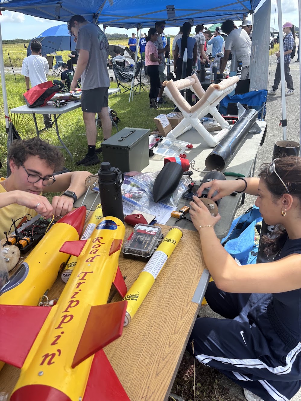 KXR Level 2 rocket avionics and launch preparation