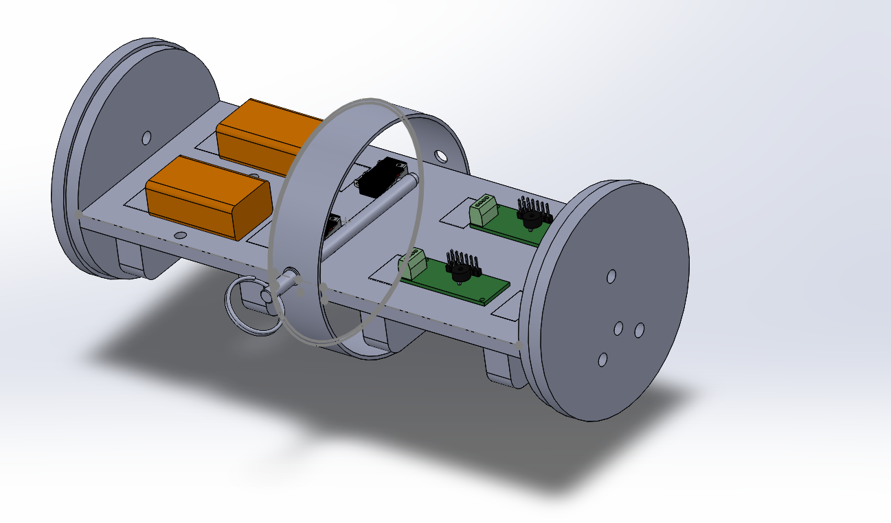 Level 2 rocket avionics bay CAD